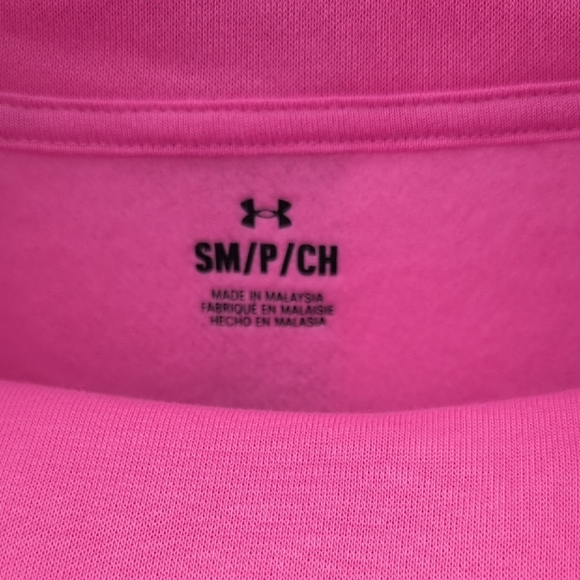 Under Armour Vibrant Pink Sweatshirt - Picture 2 of 4